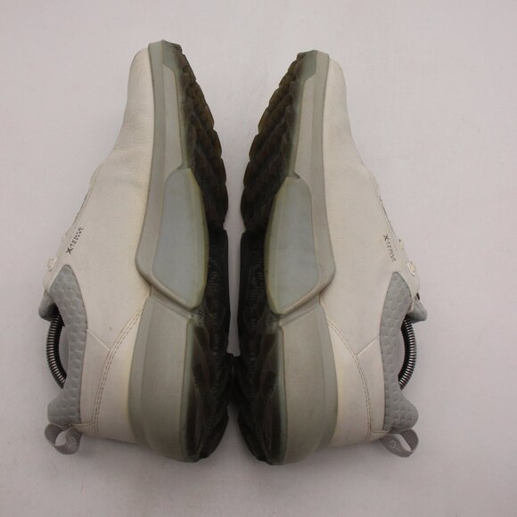 Ecco Biom H4 Golf Gore Tex Shoes Men's 8-8.5 Beig Grey Sneakers Shoes Spikeless - Picture 6 of 12